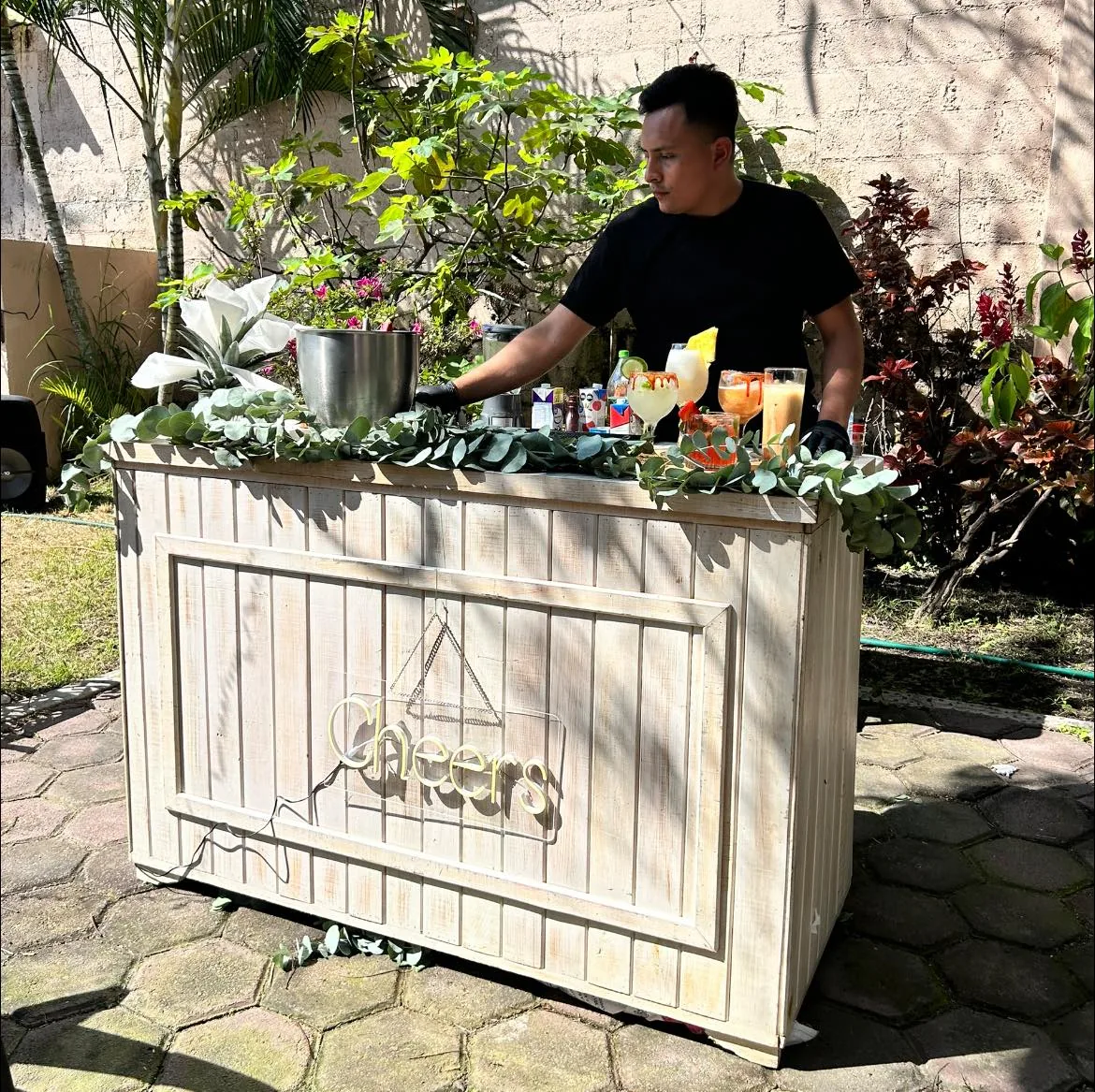 Barra de coctelería Dulces Momentos